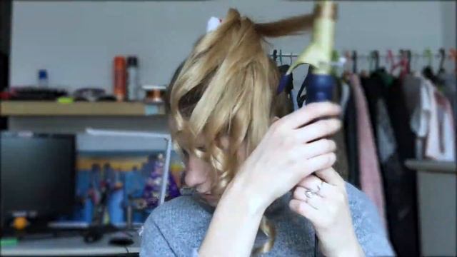 Лайфхаки для волос.Делаем кудри за 2 минуты.