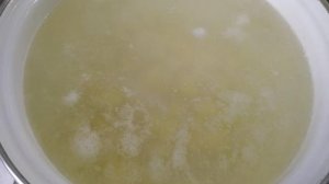 Рисовый суп со свиной тушенкой