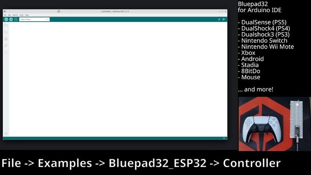 Bluepad32 for Arduino IDE смотреть онлайн
