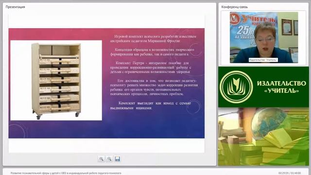 Развитие познавательной сферы у детей с ОВЗ в индивидуальной работе педагога-психолога смотреть онлайн