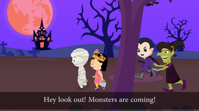 Trick Or Treat! Halloween Song For Kids | English Tree TV
