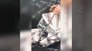 Видеообзор санки коляска Галактика.  Снежинка универсал