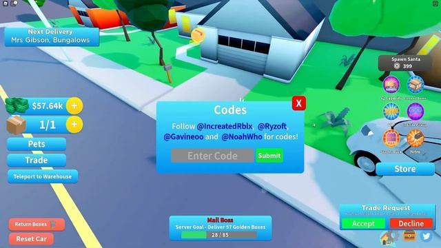 (2022) ALL *NEW* SECRET OP CODES In Roblox Delivery Simulator! смотреть онлайн