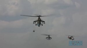 Стрельбы Ка-52 и Ми-24