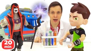 Видео про игрушки - Бен 10 не может трансформироваться! Игры в больничку в шоу Доктор Ой