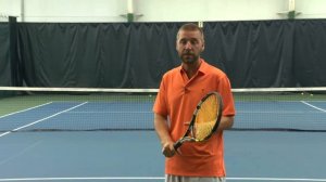 Tennis Lesson: Backhand Slice Grip & Technique