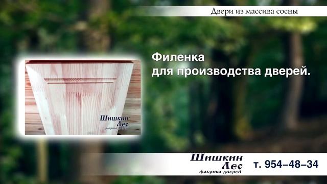 Двери из массива сосны