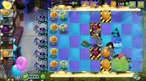 Прохождение Растения против зомби 2, Неоновый миксованый тур, 5-й день