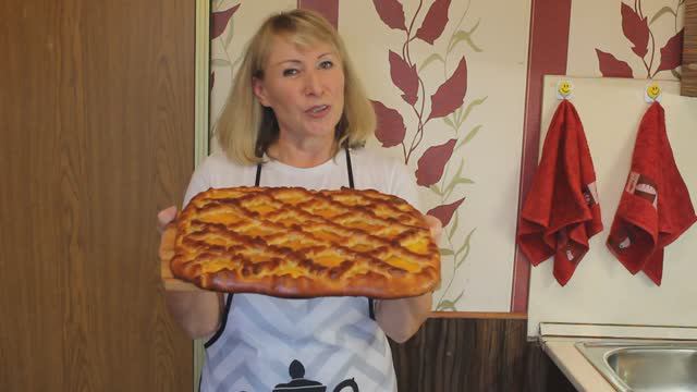 Сладкий пирог с вареньем! Домашняя выпечка! Рецепт дрожжевого тесто.