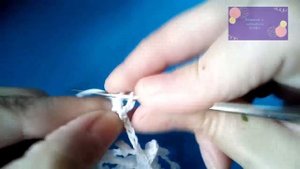 Красивый авторский мотив крючком..mp4