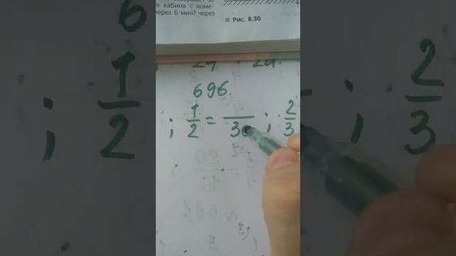 Приведение дробей к общему знаменателю ч.4
