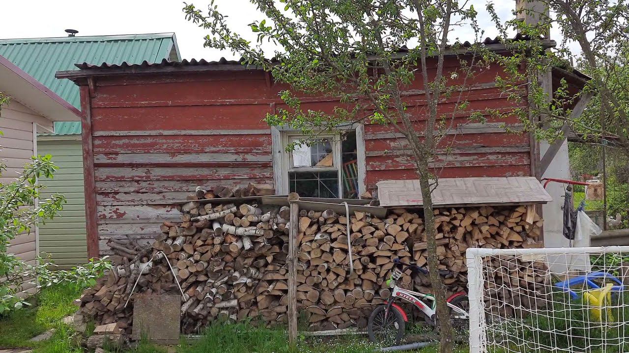 Как замаскировать сарай на даче если красить смысла нет смотреть онлайн