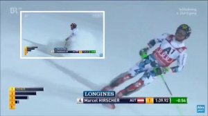 Техника слалома, Соревнования World Cup SL, Schladming 2017