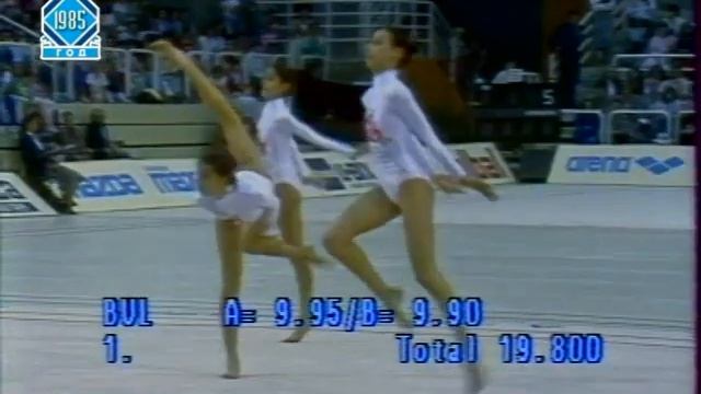1985 Rhythmic Gymnastics World Championships AA Indiv  Groups
