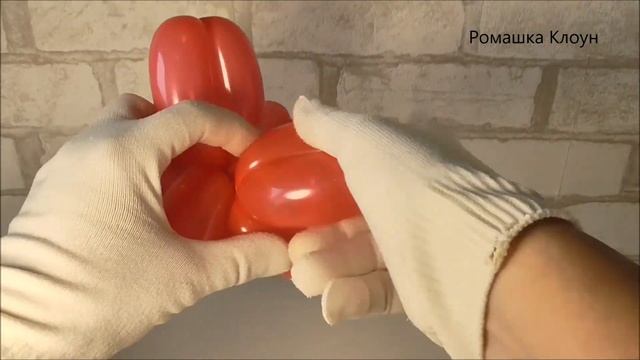 ЦВЕТОК ИЗ ШАРОВ фигурки из шариков Balloon Flower TUTORIAL flores con globos смотреть онлайн