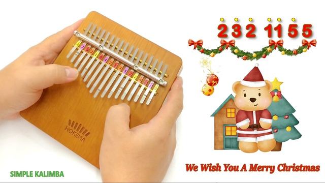 We Wish You A Merry Christmas ||•Kalimba Easy Tutorial•||