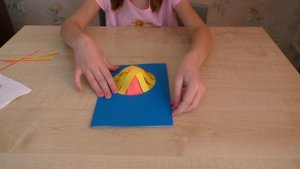 Воздушный шар. Аппликация. Поделки из бумаги своими руками для детей 6, 7, 8, 9 лет