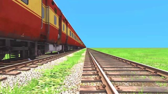 MANY HIGH SPEED TRAINS VS MOST RISKY RAILROAD TRACKS| Train Simulator2022 | Railroad Trains | смотреть онлайн