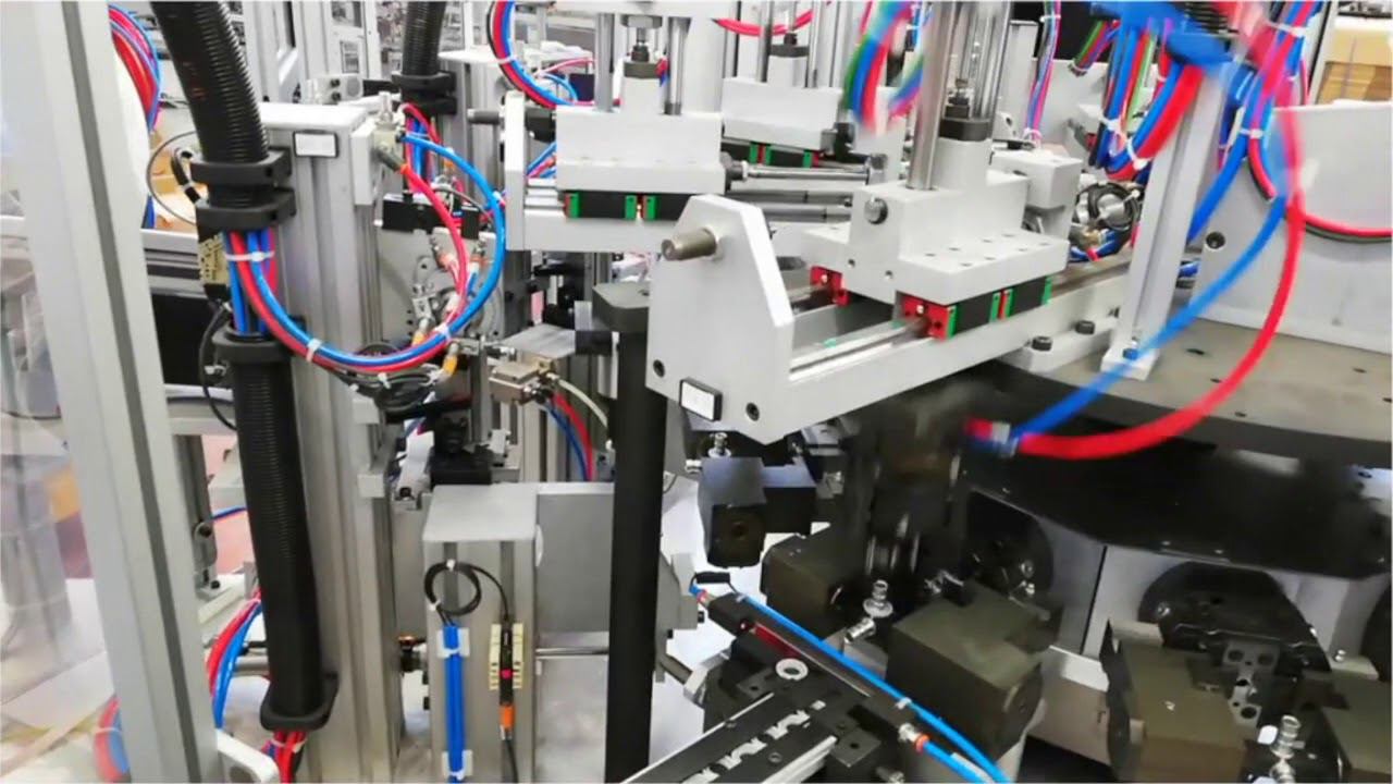 Линия для сборки углового запорного клапана смотреть онлайн