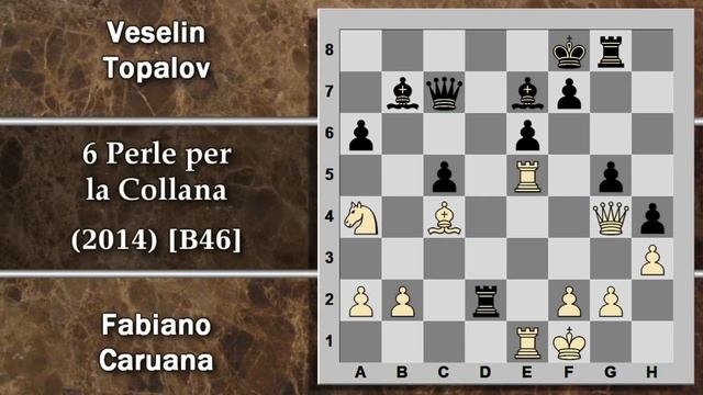 Partite Commentate di Scacchi 118 - Caruana vs Topalov - 6 Perle per la Collana - 2014 [B46] смотреть онлайн