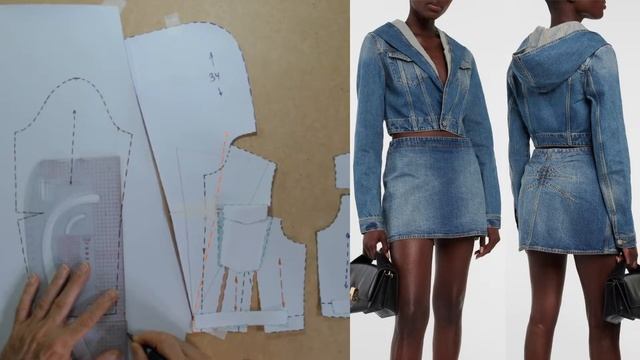 моделируем куртку modelado de casaca #курсыкройкиишитья #модныйкрой смотреть онлайн