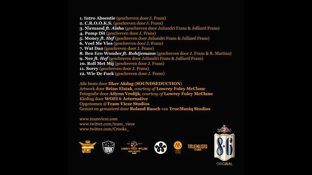 ALBUM: Crooks - Absentie смотреть онлайн