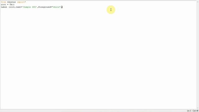 Python Tutorial : Python tkinter GUI