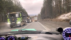 Фура держит весь поток на перевале / трасса Урал / часть 4