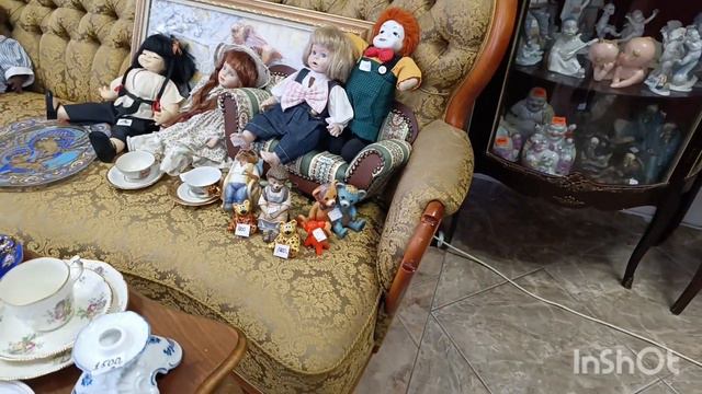Салон ВИНТАЖ. Новый обзор! части 1. Европейский фарфор! Красота и роскошь!