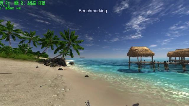 Unigine Tropics Benchmark Max. Settings, 3440x1440, 21:9, LG 34um95-P, ASUS GTX 1080 SLI смотреть онлайн