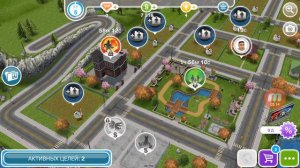 Let's play The sims Free play #1 Обучения, задание.