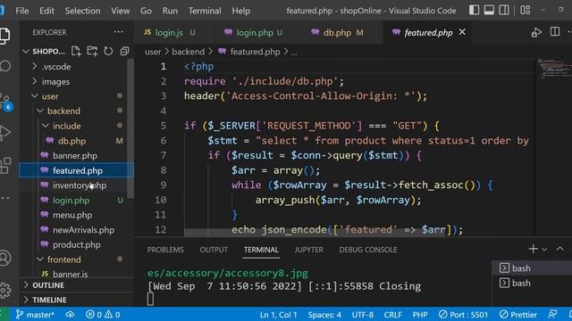 REST style E-Commerce Website with JavaScript & PHP | no frameworks or libraries | part V