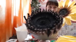 Подсолнух из изолона 2мм. 75см.