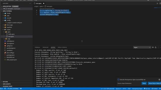 7. Blob - Free Partial Apex Course смотреть онлайн