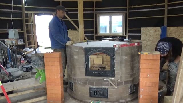 Кладка кирпичной печи за 9 минут От и До