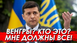 Зеленскому должны все! Украина-Венгрия. Дипломатический скандал.