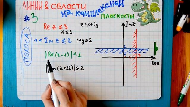 Урок 2. Линии и области на комплексной плоскости