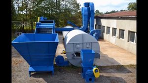 Sawdust dryer. Сушилка для опилок и щепы SB-1,5