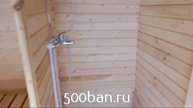 ОБЗОР! Баня 4 метра от компании 500ban.ru