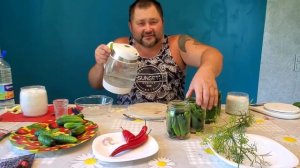 Маринованные Огурцы с острым перцем "Ням-Ням" На зиму. Хрустящие и очень вкусные. Простой рецепт!