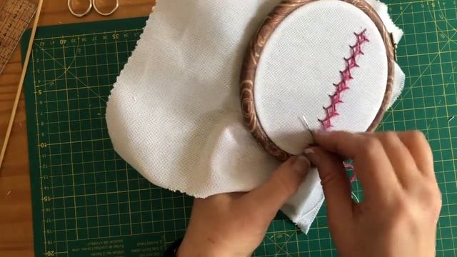 Декоративный шов "Мальтийский крест" смотреть онлайн