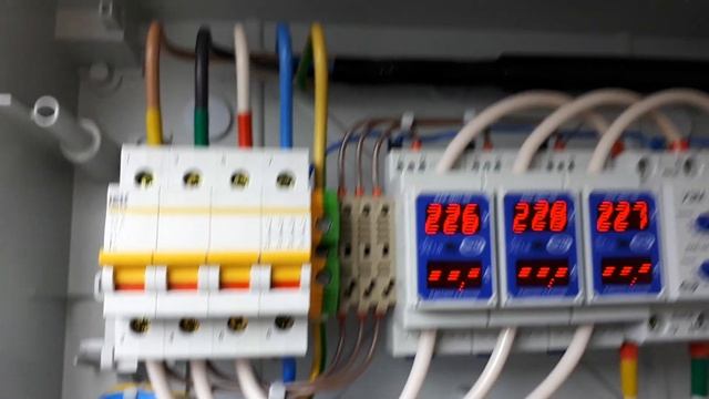 Запуск нового электрощита, замер тока петли фаза-ноль.