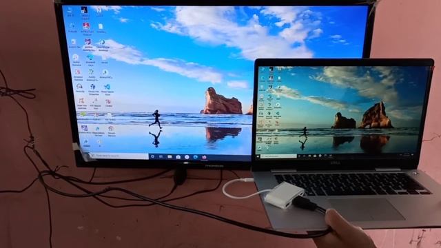 Connect Your Laptop to TV using USB Cable