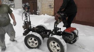 Трактор переломка с мотором альфа