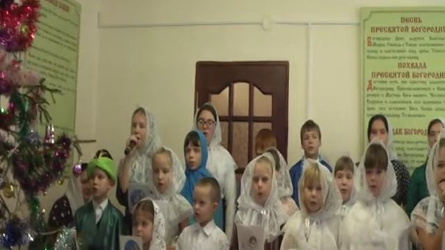 "Звёздочки ярко сияли" - 07.01.2019 г. - Рождество в Храме смотреть онлайн