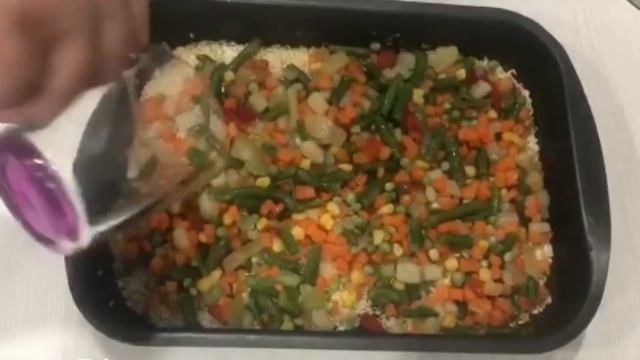 Курица с рисом в духовке