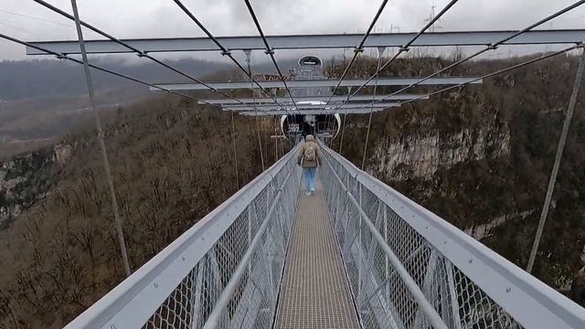 Подвесной мост в Скайпарке Сочи смотреть онлайн