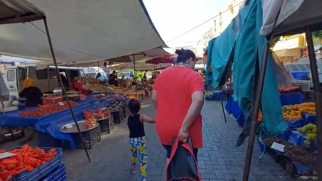 СЕГОДНЯ СНИМАЮ РЫНОК ПО вторникам в Махмутлар, цены⁉️ Где покупаю продукты на рынке или в магазине смотреть онлайн