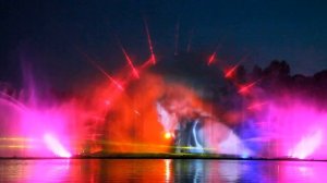 Фонтаны в Виннице. Лазерное шоу. Часть 1