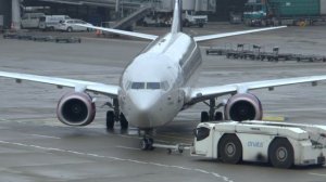 Aeroflot Boeing 737 departure at Zurich Airport - Вылет Аэрофлот Боинг 737